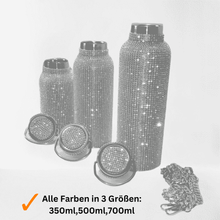 Lade das Bild in den Galerie-Viewer, Thermo-Strass Flasche Royal