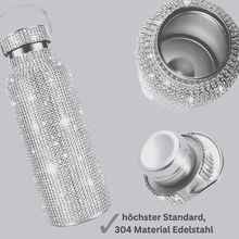 Lade das Bild in den Galerie-Viewer, Thermo-Strass Flasche Royal