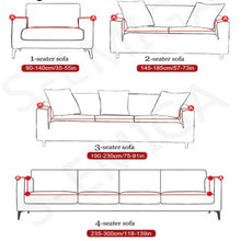 Lade das Bild in den Galerie-Viewer, Einfarbiger elastischer Sofabezug