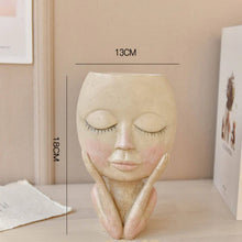 Lade das Bild in den Galerie-Viewer, Süßes Mädchen-Gesichts als Blumen-Pflanzer