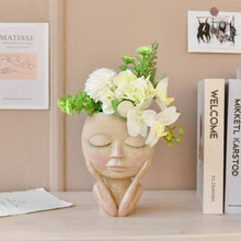 Lade das Bild in den Galerie-Viewer, Süßes Mädchen-Gesichts als Blumen-Pflanzer