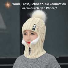 Lade das Bild in den Galerie-Viewer, Zugdichte Wintermütze
