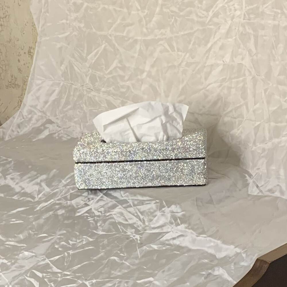 Glamouröse Bling-Bling Taschentuchbox