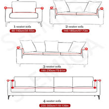 Lade das Bild in den Galerie-Viewer, Einfarbiger elastischer Sofabezug
